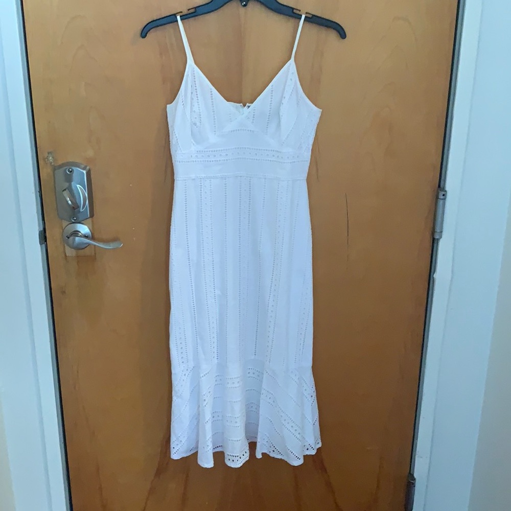 White Banana Republic summer dress